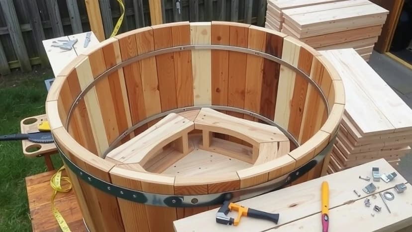 Bygga egen badtunna i trä själv