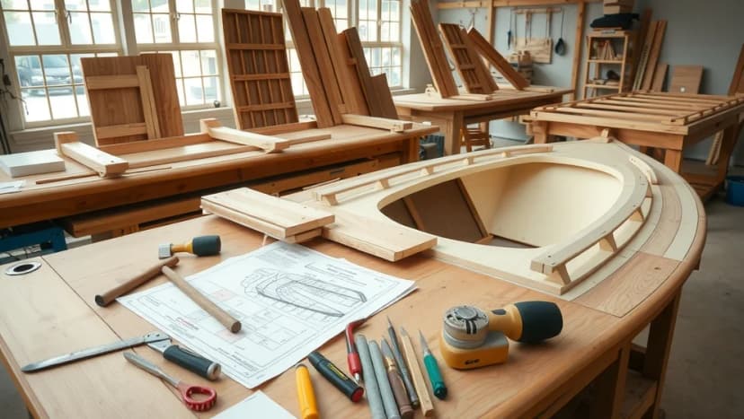 Bygga egen båt hemma