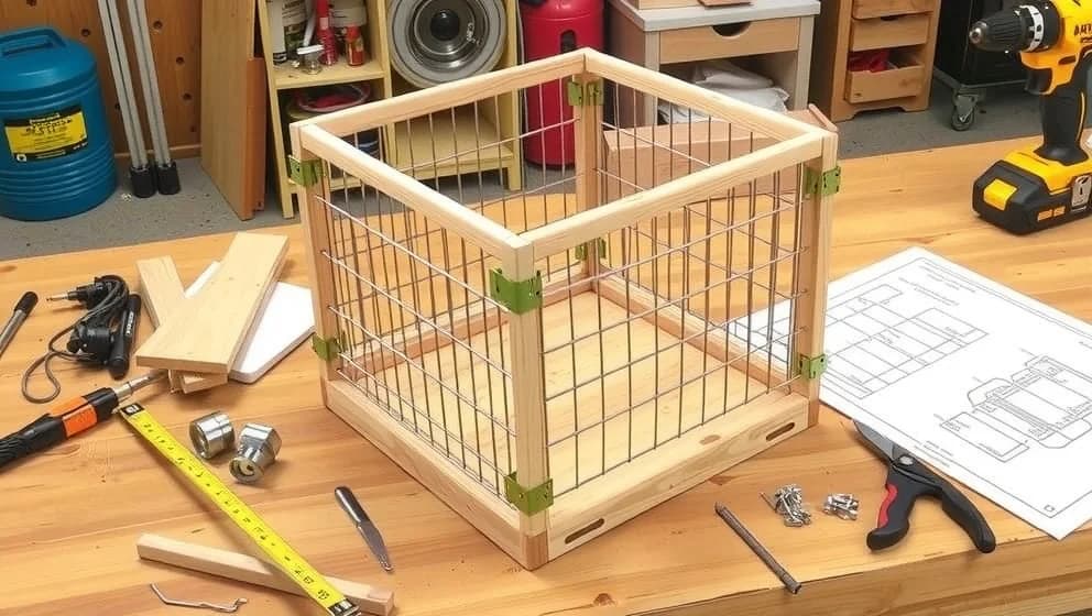 Bygga egen hundbur hemma
