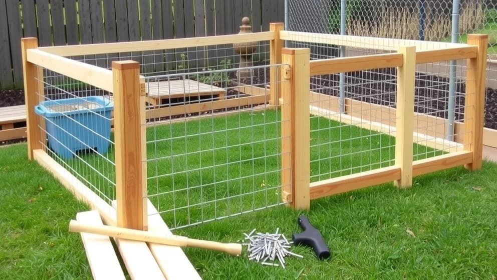Bygga egen hundgård hemma