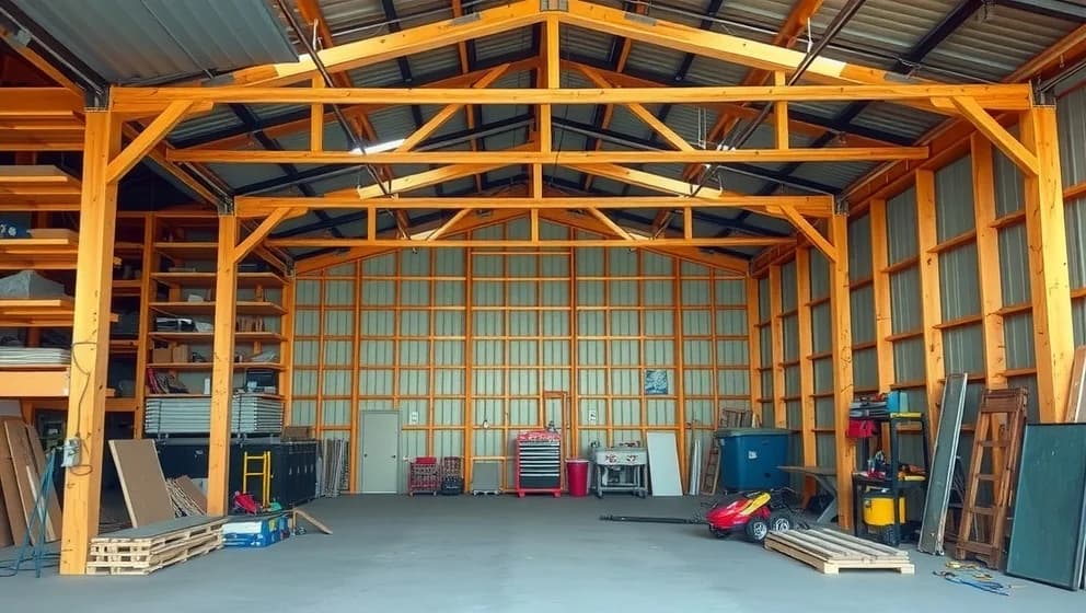 Bygga egen maskinhall hemma