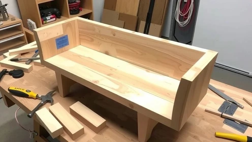 Bygga egen sittbänk för hemmet