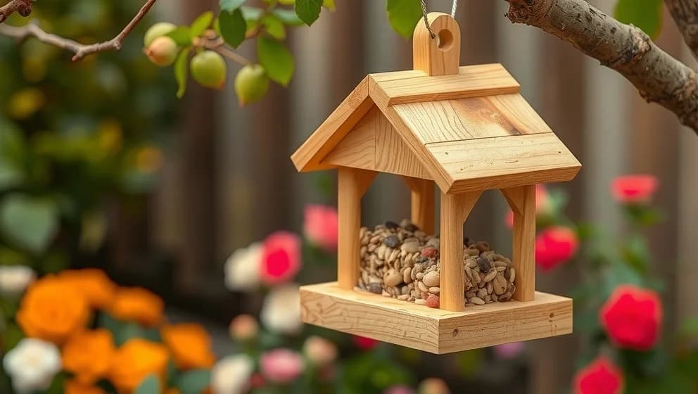 Hur bygger du en egen fågelmatare