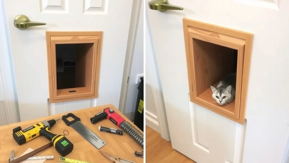 Hur bygger du en egen kattlucka