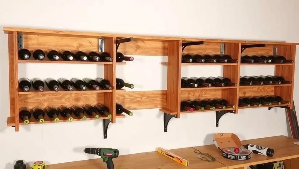 Hur bygger du en egen vinhylla