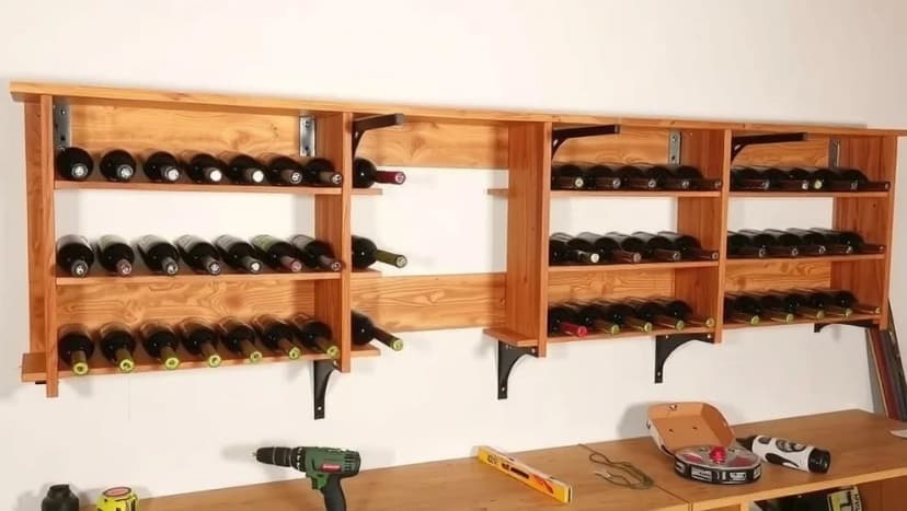 Hur bygger du en egen vinhylla