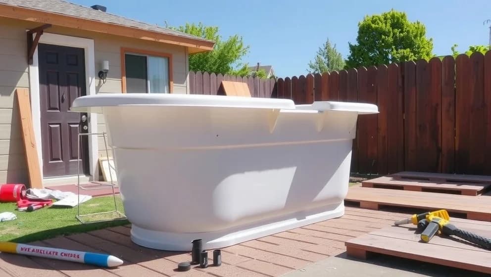 Så bygger du din egen badtunna i plast