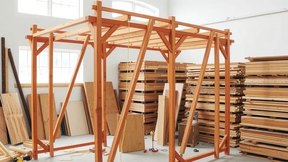 Så bygger du egen byggställning i trä