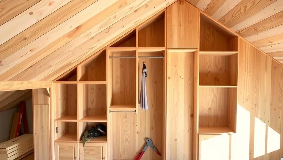 Så bygger du egen garderob med snedtak
