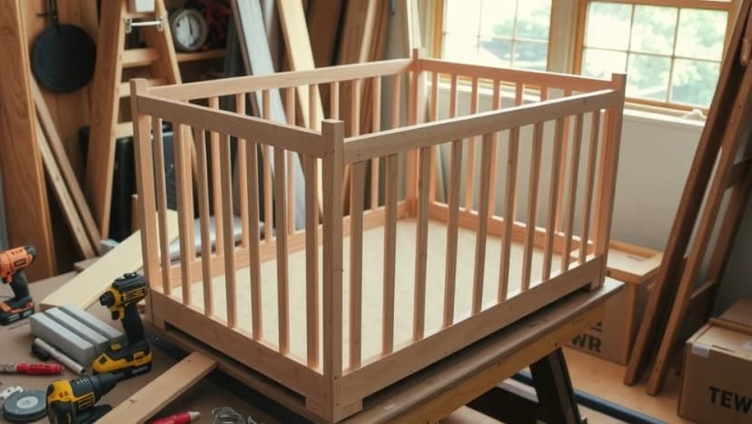 Så bygger du en barnsäng själv