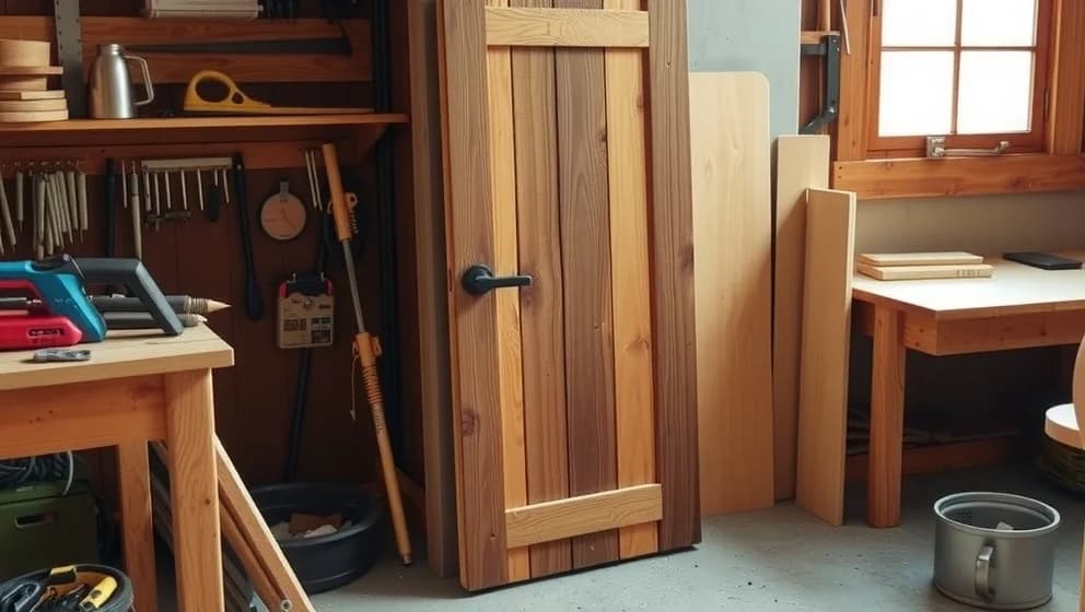 Så bygger du en egen dörr till förråd