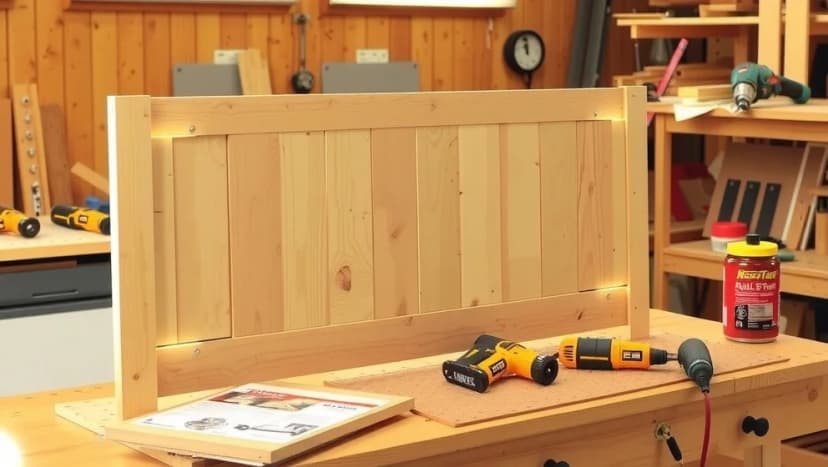 Så bygger du en egen sänggavel i trä