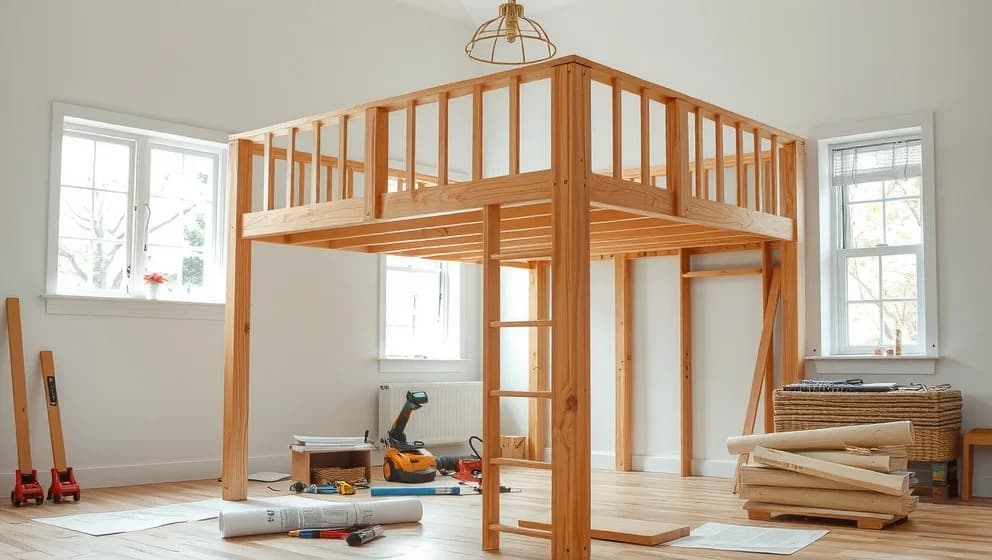 Så bygger du en loftsäng till barnet själv