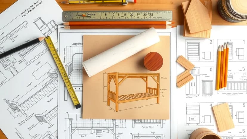 Så byggerar du en egen våningssäng ritning